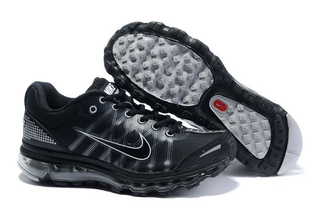Nike Air Max 2009 For Mens Mesh Black White